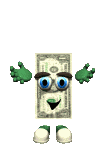 Money jumping animation